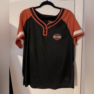 Harley Davidson V Neck Blouse